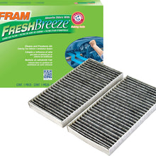 FRAM Fresh Breeze Cabin Air Filter Replacement for Car Passenger Compartment w/ Arm and Hammer Baking Soda, Easy Install, CF11182 for Select Acura and Honda Vehicles
