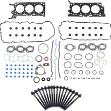 DNJ Head Gasket Set with Head Bolt Kit For 2010-2012 for Ford Escape 3.0L 2968cc 181cid V6 DOHC