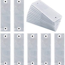 Swpeet 20Pcs Universal Red + White Plastic Rectangular Stick-on Car Reflector Sticker, Door Reflectors Interior Red + White Compatible Warning Plate Adhesive Reflector for Most Car