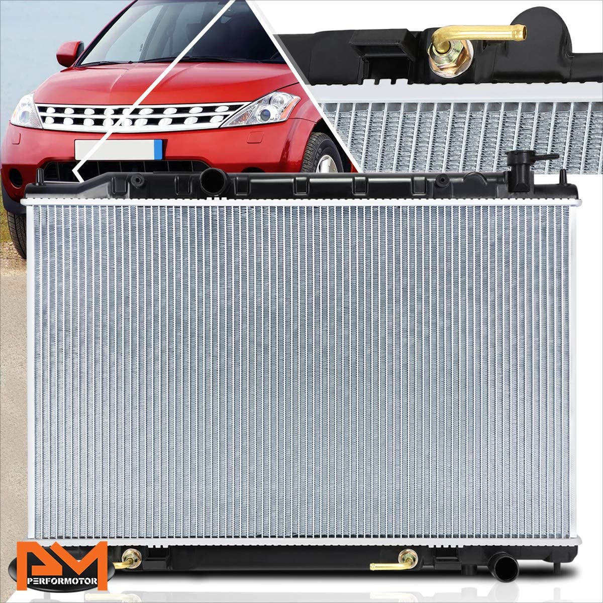 DPI-2578 Aluminum Core OE Replacement Cooling Radiator Compatible with Murano AT/MT 03-07