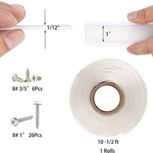 Durevole RV Roof Vent Installation Kit - Sealant, Butyl Tape, Screws - White