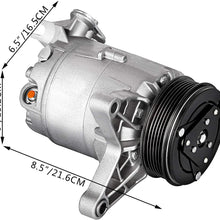 VEVOR CO 21471LC (22692375) Universal Air Conditioner AC Compressor and Clutch for 06-11 Chevrolet Impala Malibu Monte Carlo 3.5L 3.9L Chevy A/C Co
