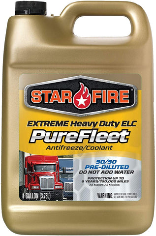 Star Fire Premium Lubricants Purefleet Extreme HD ELC 50/50 Antifreeze