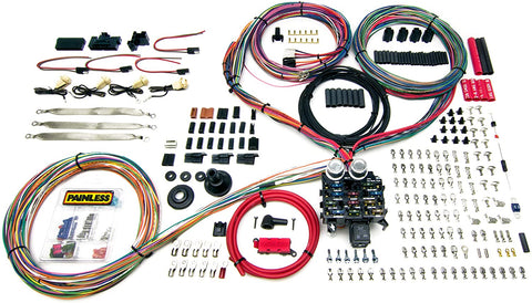 Painless Performance 10402 Pro-Series GM Chassis Harness w/Grommet Pass-Through, Key in Dash, 23 Circuits