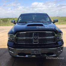 Unpainted Hood Scoop Compatible with 2002-2018 Dodge Ram 1500 by MrHoodScoop HS009