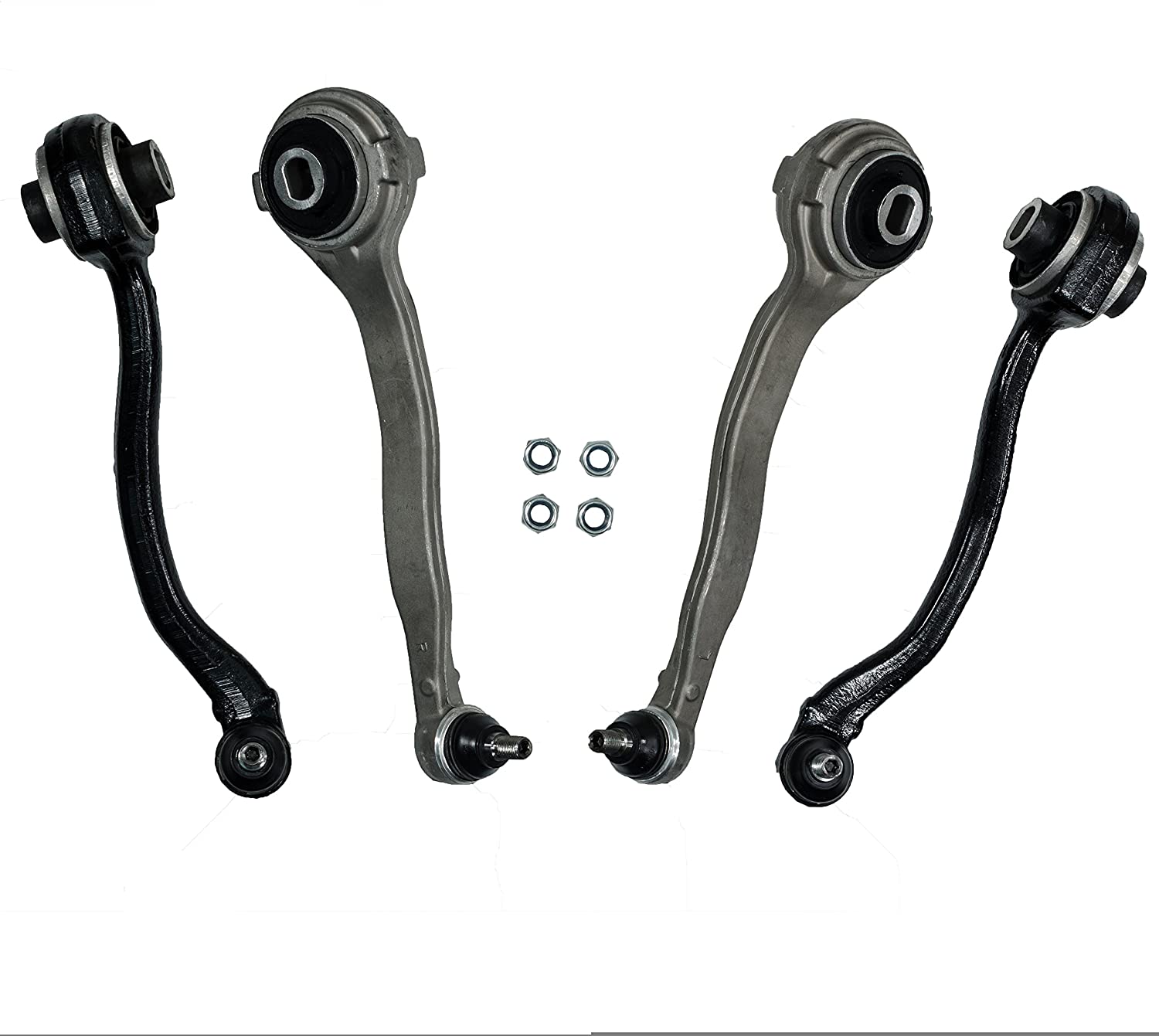 Front Upper Lower Control Arm Set of 4 for Mercedes Benz C230 C280 C350 CLK320 SLK 300 55