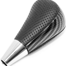 SHIFTIN Leather Wood Gear Shift Knob for Toyota Avalon Yaris 4Runner Land Cruiser Sienna Camry Solara Tacoma and Lexus ES300 ES330 GS300 GS400 GS430 (Tan Beige Leather)