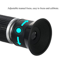 Portable Handheld ATC Antifreeze Refractometer Freezing Point Meterfor Glycol Antifreeze Coolant and Battery Acid