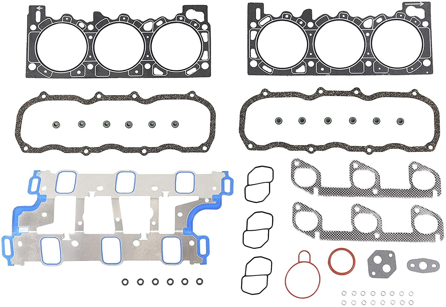 DNJ HGS423 Graphite Head Gasket Set/For 1995-1996 / Ford, Mazda/Aerostar, B4000, Explorer, Ranger / 4.0L / OHV / V6 / 12V / 245cid, 4016cc