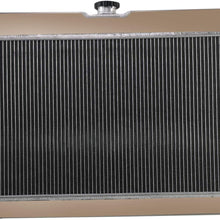 ALLOYWORKS 4 Row All Aluminum Radiator For 1964-1967 Chevy El Camino Biscayne Impala Caprice AT/MT