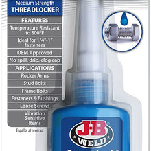 J-B Weld 27113 Perma-Lock High Strength Threadlocker - Red - 13 ml