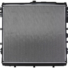 Rareelectrical NEW RADIATOR ASSEMBLY COMPATIBLE WITH TOYOTA 07-13 SEQUOIA TUNDRA 4.6L 5.7L V8 4608CC 5663CC 8012994 947 TO3010316 2693 CU2994