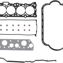DNJ FGS2001 Full Gasket Sealing Set For 1976-1979 Honda Accord, Civic 1.5L, 1.6L SOHC L4 12V 1487cc, 1599cc ED3, ED4, EF1