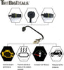 THEBIGDEALS T23477X Gemany OE Quality Oxygen Sensor 13477 234-4672 for BMW Z3 X5 750iL 540i Z4 Z8 325xi 330xi 740iL 325Ci 325i 330i 740i M5 X3 330Ci Mercedes-Benz S500 S430(Replaces # Bosch 13477)