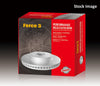 Stirling - 2010 For Toyota Corolla Front Cross Drilled Slotted and Anti Rust Coated Disc Brake Rotors and Ceramic Brake Pads