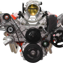 ICT Billet LS Corvette SUV A/C Air Conditioner Compressor Bracket Kit for Sanden 508 LSX AC LS1 LM7 LR4 LQ4 L59 LQ9 LM4 L33 L92 L76 LY2 LY5 LY6 LC9 LH8 LMG L98 L99 L96 LC8 551494X-1