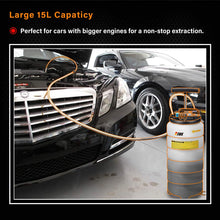 EWK 15L Oil Changer Fluid Vacuum Extractor Oil Pump Extractor Pneumatic Fluid Evacuator + Brake Bleeder Hose