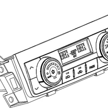 ACDelco 15-73496 GM Original Equipment Heating and Air Conditioning Control Panel with Rear Window Defogger Switch