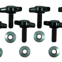 Jeep Wrangler JK Hard Top Quick Removal Change Kit set of 6 Tee Knobs fits all 2007 thru 2016 Models