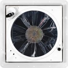 Fan-Tastic Vent RV Roof Vent with Thermostat and Rain Sensor, Manual and Automatic Speeds 12 Volt RV Vent Fan, Smoke Dome RV Vent Cover - Model 7350 - White