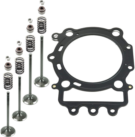 Caltric Cylinder Head Valve Gasket Kit Compatible with Arctic Cat 700s 4X4 H1 TBX TRV EFI 2010 2011