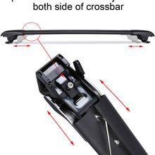 Max Loading 260lb Heavy Duty Lockable Roof Rack Cross Bars Replacement for Forester 2014-2021/ Crosstrek 2013-2019/Impreza 2012-2019 Black Matte with Anti-Theft Locks (ONLY FIT FACTORY SIDE RAIL)