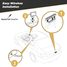 SCOSCHE WBUSSMM43-SP Wireless Solar Powered Backup Camera Kit with 4.3” Color Dash Monitor, License Plate Frame and MagicMount Select for Cars, Trucks and SUV’s
