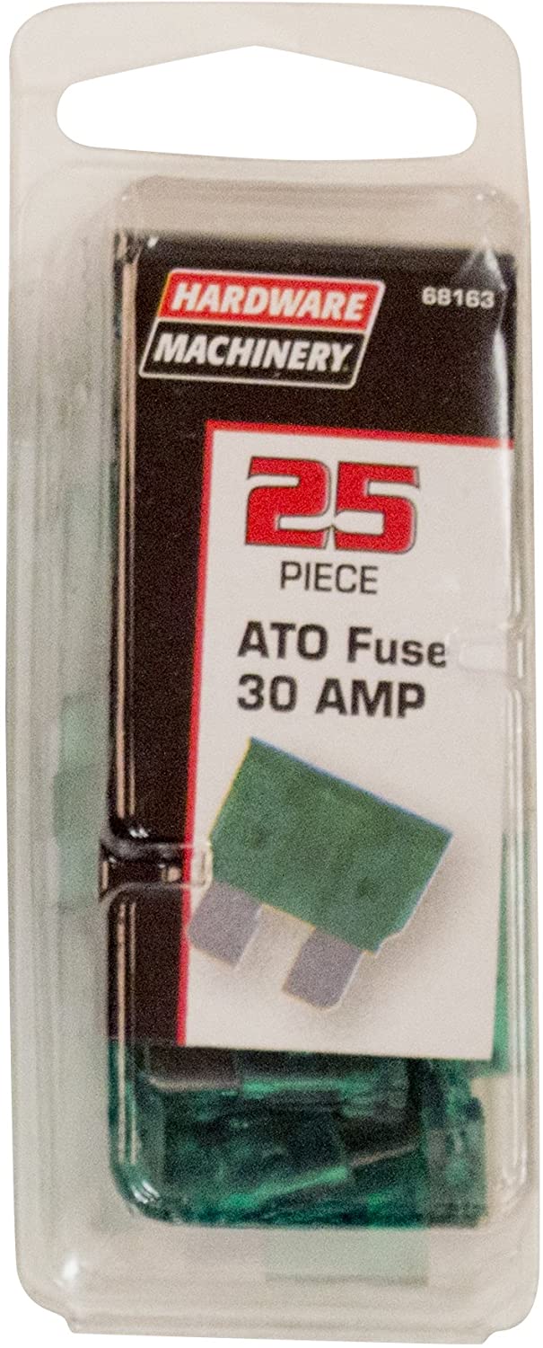 Hardware Machinery 68163 ATO 30 Amp Fuses 25Pk