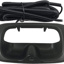 Roadpower Tailgate Replace Rear View Camera Car Backup Tailgate Handle Camera for Chevy Silverado and GMC Sierra Years 1999-2006,Tailgate Door Handle Replacement Camera(Color: Black)