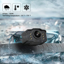 Xroose Backup Camera with 5" Monitor License Plate Mounted Back up Rearview HD Camera Night Vision + Rear View 720P Backing Up Monitor Safety Reversing for Car Pickup Truck Van Sedan SUV (Wired-S3)