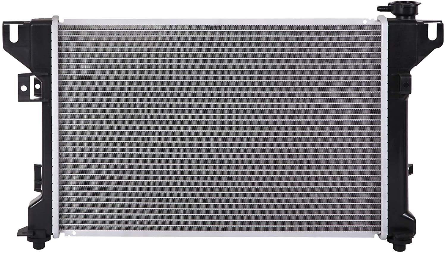 Lynol Cooling System Complete Aluminum Radiator Direct Replacement Compatible With 1991-1993 Chrysler/Dodge Daytona 1991-1994 Shadow Sundance 1991-1995 LeBaron Spirit Acclaim L4 V6 2.2L 2.5L 3.0L