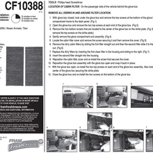 FRAM Fresh Breeze Cabin Air Filter Replacement for Car Passenger Compartment w/ Arm and Hammer Baking Soda, Easy Install, CF11182 for Select Acura and Honda Vehicles