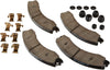 ACDelco 171-1024 GM Original Equipment Rear Disc Brake Pad Kit with Brake Pads, Clips, Seals, Bushings, and Caps