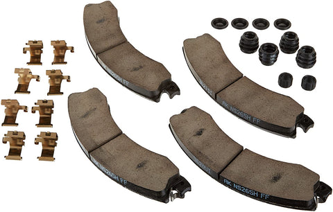 ACDelco 171-1024 GM Original Equipment Rear Disc Brake Pad Kit with Brake Pads, Clips, Seals, Bushings, and Caps