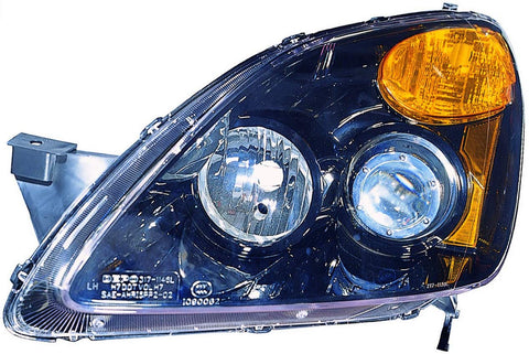 Depo 317-1146PXAS2 Honda CRV Black Headlight Projector Assembly Set
