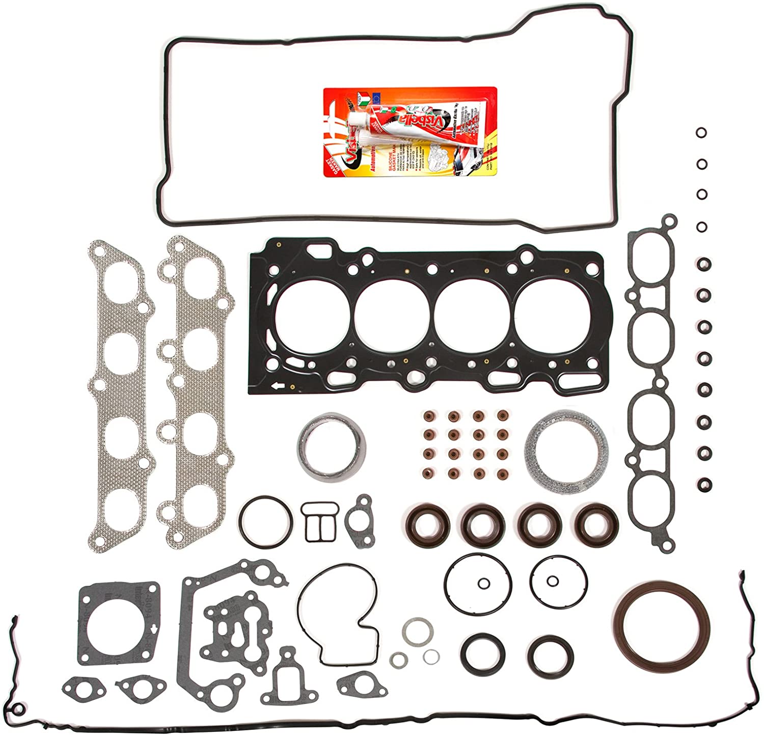 Compatible With 00-06 Toyota Celica GTS Matrix Corolla VVTL-i 2ZZGE Full Gasket Set