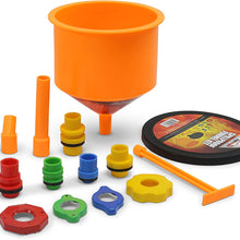 EPAuto Spill Proof Radiator Coolant Filling Funnel Kit