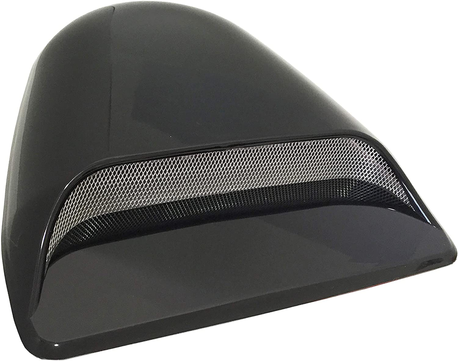 CK Formula Universal Decorative Sporty Hood Scoop Dark Smoke Black Waterproof Air Flow Intake Vent Cover Vehicle Auto