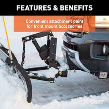 CURT 31433 2-Inch Front Receiver Hitch, Select Jeep Wrangler JK