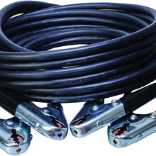 Road Power 87600108 20-Feet, 4-Gauge Heavy-Duty Booster Cable with Parrot Jaw Clamps Car Battery Jumper Cable
