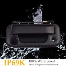 HD 1280x720p Tailgate Handle Car Backup Reverse Reversing Rear View Camera for Ford Pickup Truck Ford F150 F250 F350 F450 F550 2005-2014 Night Vision Backing Cameras