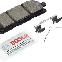 Bosch BE1552H Blue Disc Brake Pad Set with Hardware for 2011-15 Nissan Quest - FRONT