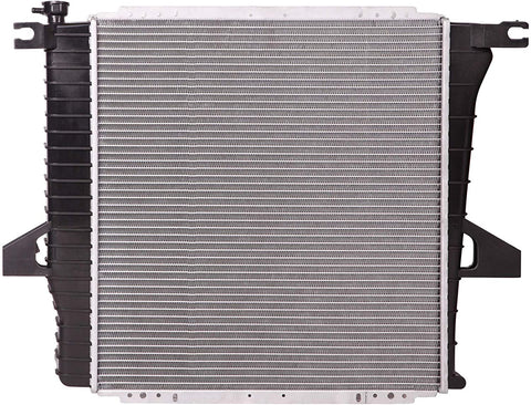 Lynol Cooling System Complete Aluminum Radiator Direct Replacement Compatible With 1998-2001 Ford Ranger Mazda B2500 Pickup Truck L4 2.5L