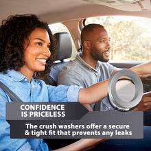 15pcs Oil Drain Plug Crush Washer Gasket Seal – 14mm Replacement for Hyundai/Kia - OEM 21513-23001 Fits Most Popular Models 2001-2022 by AUTOMAJOR