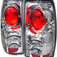Spyder 5001993 Chevy Silverado 1500/2500 99-02 (Not Fit Stepside) / GMC Sierra 1500/2500/3500 99-06 and 2007 Sierra ClassicEuro Style Tail Lights - Chrome