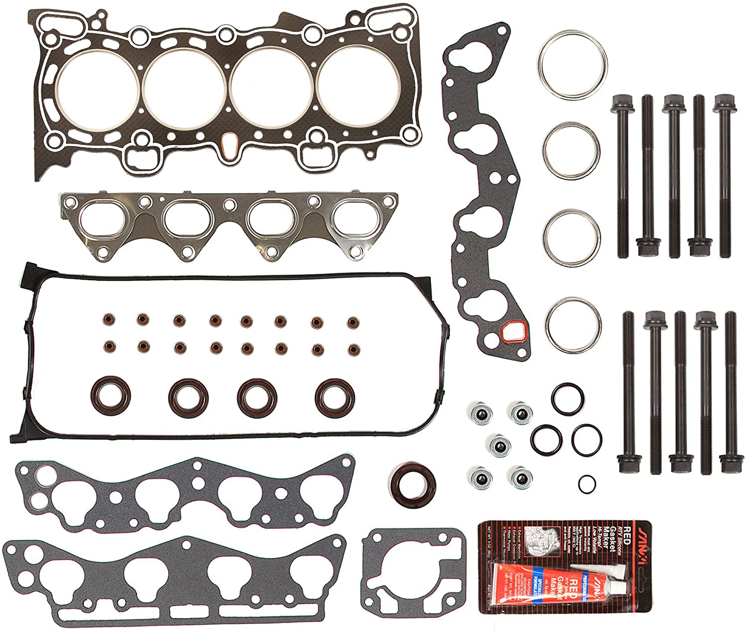 Evergreen HSHB4029G Cylinder Head Gasket Set Head Bolt