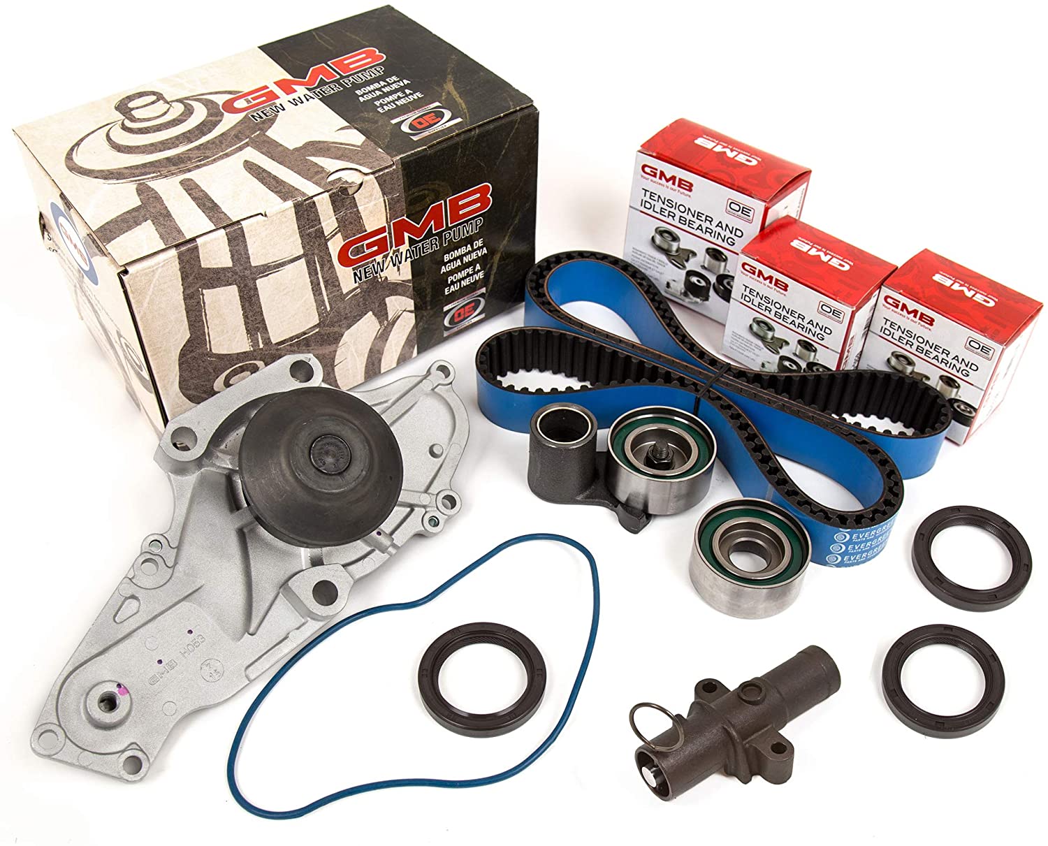 Evergreen TBK329HPHWP Race Series Timing Belt Kit GMB Water Pump Fit 03-08 Honda Pilot Acura MDX TL 3.5 J35A