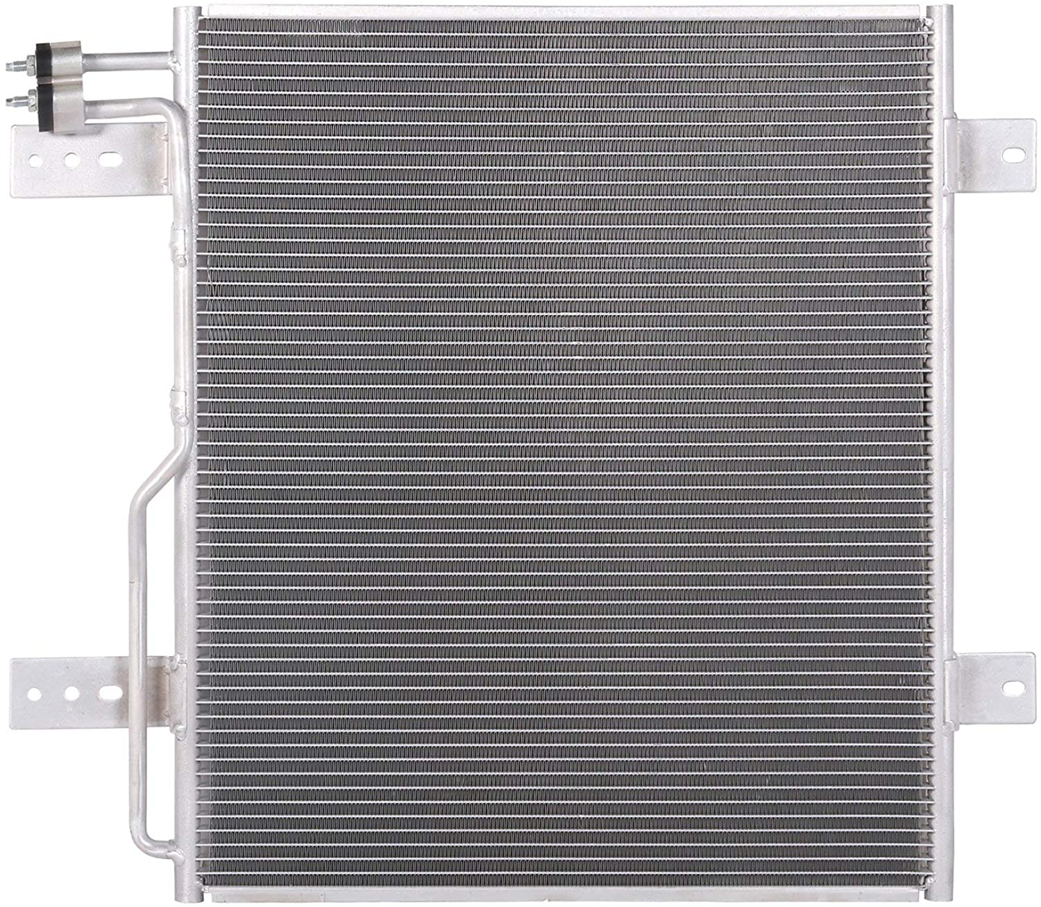 Lynol Cooling System Premium Complete Aluminum AC Condenser Replacement Compatible With International 04-07 3000 4000 Series 8500 9900i 21 1/4 x 24 1/4