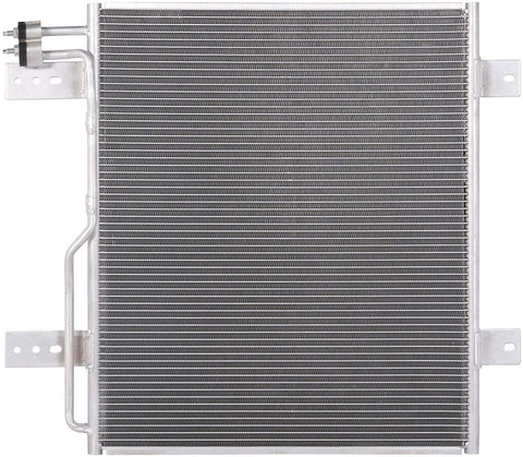 Lynol Cooling System Premium Complete Aluminum AC Condenser Replacement Compatible With International 04-07 3000 4000 Series 8500 9900i 21 1/4 x 24 1/4