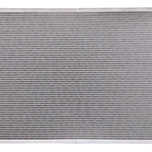 Lynol Cooling System Complete Aluminum Radiator Direct Replacement Compatible With 2006-2010 Mazda 5 Mazda5 Van L4 2.3L